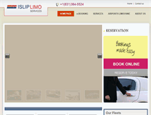 Tablet Screenshot of isliplimoservice.com